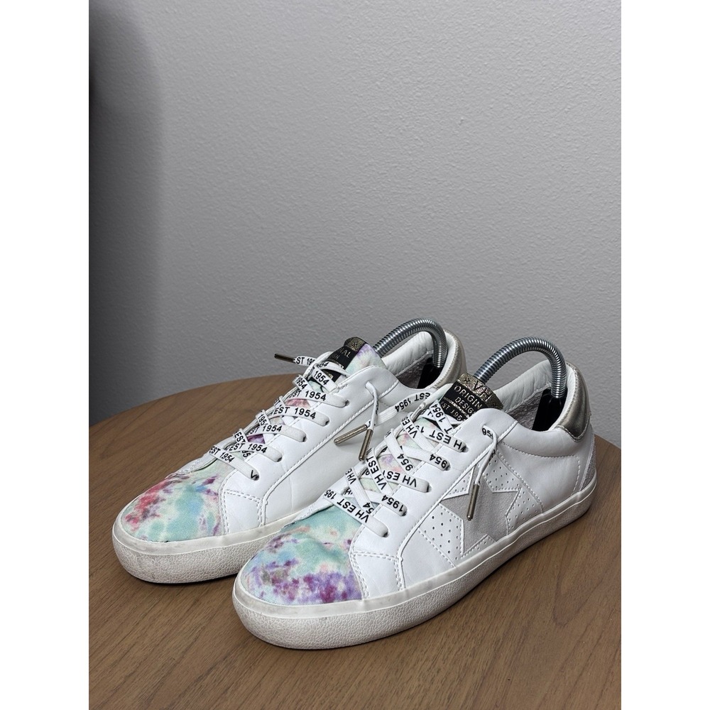 Vintage Havana Emmaline White Tie Dye Sneaker Tan Star Sz 10 Original Design